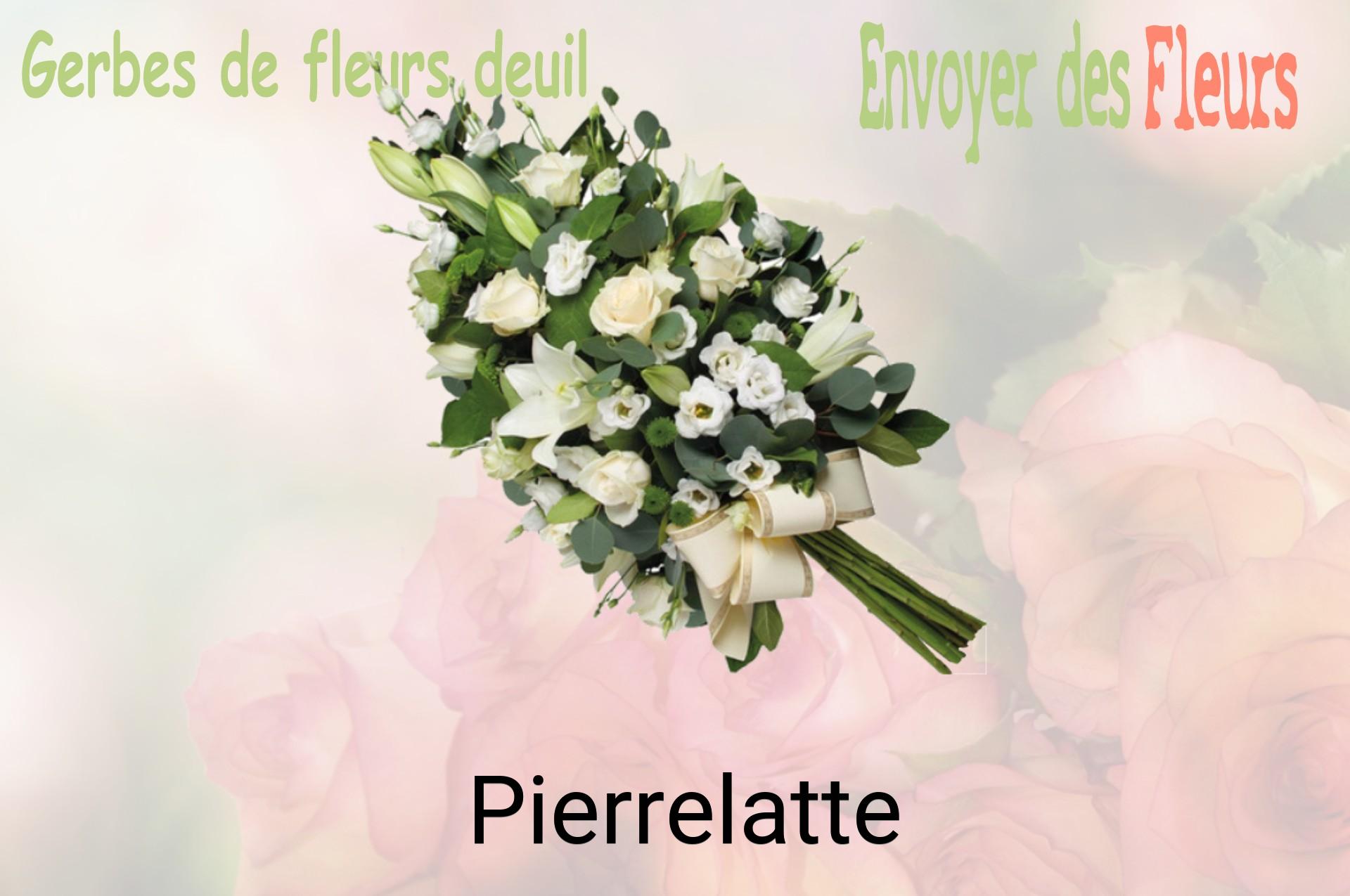 Gerbe de fleurs de deuil livrée à Pierrelatte